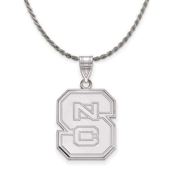 Sterling Silver North Carolina Large ´NCS´...
